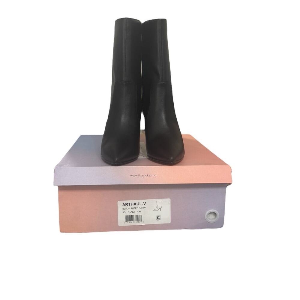 NIB! Lisa Vicky Arthaul Pointed Toe Leather Heele… - image 10